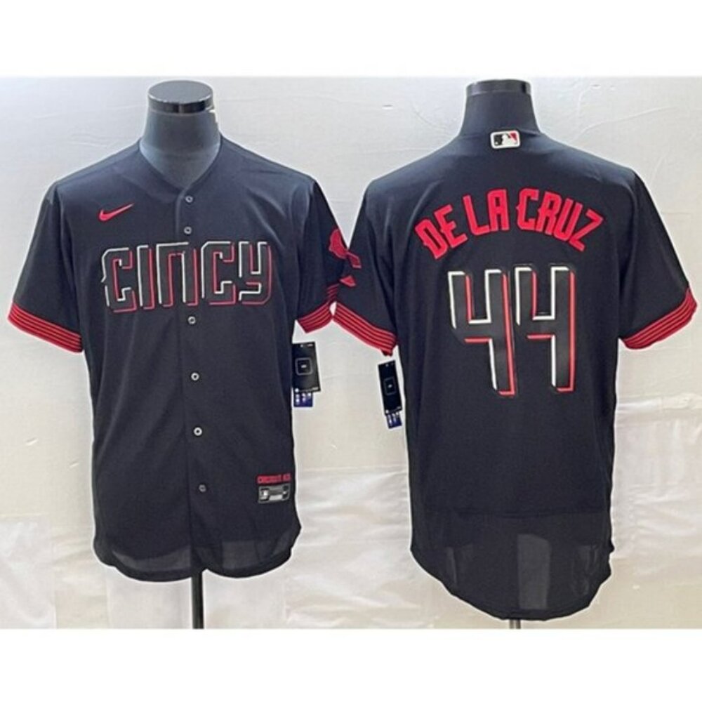 Mens Youths Kids Elly De La Cruz Black City Stitched Jersey